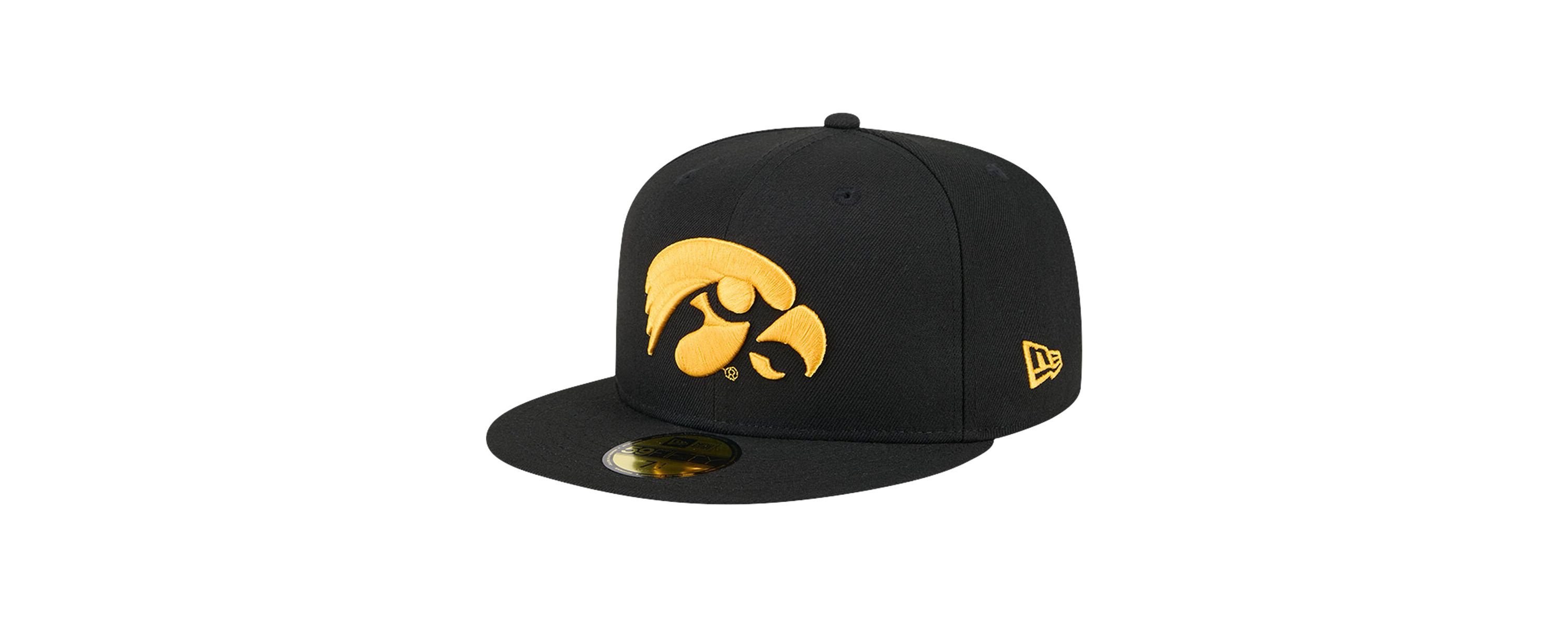 NCAA Iowa Hawkeyes Throwback 59FIFTY Fitted Hat