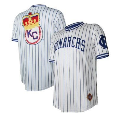 Stitches Men's Negro League Kansas City Monarchs V-Neck Jersey