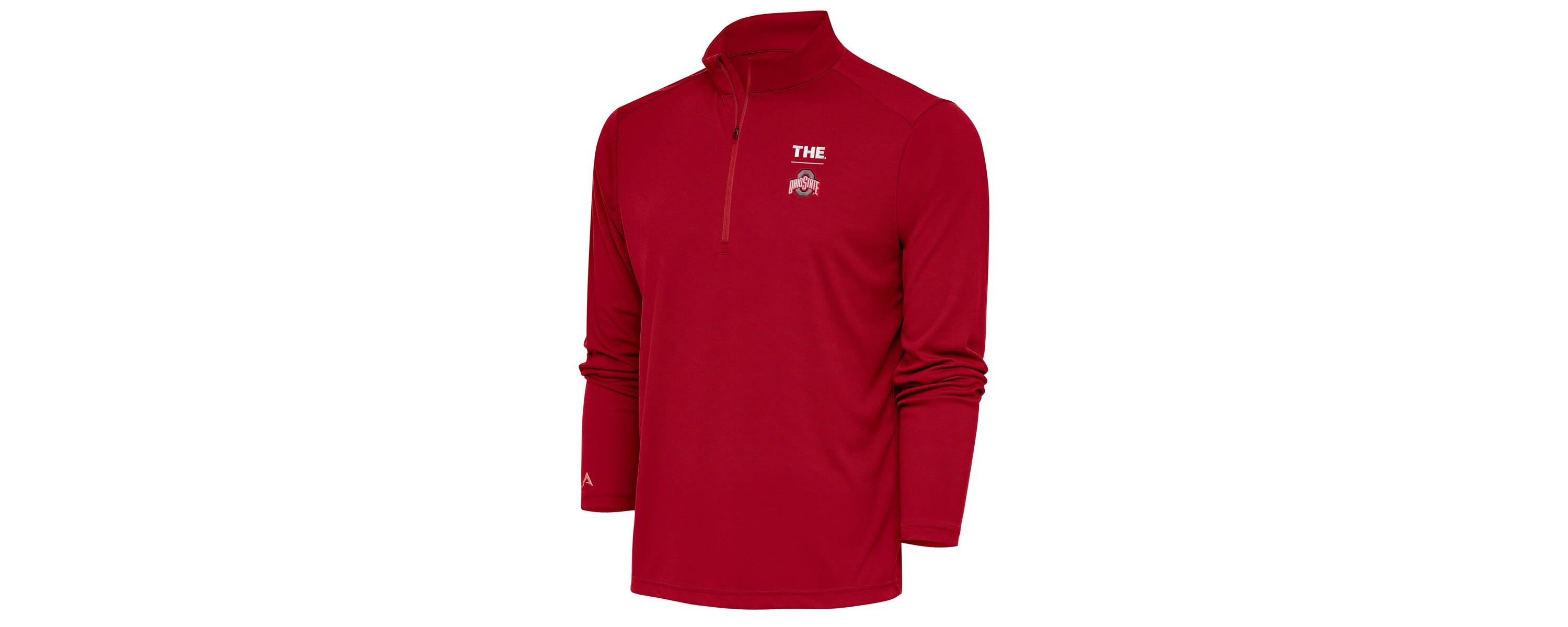 NCAA Ohio State Buckeyes THE Tribute Quarter-Zip Pullover Top
