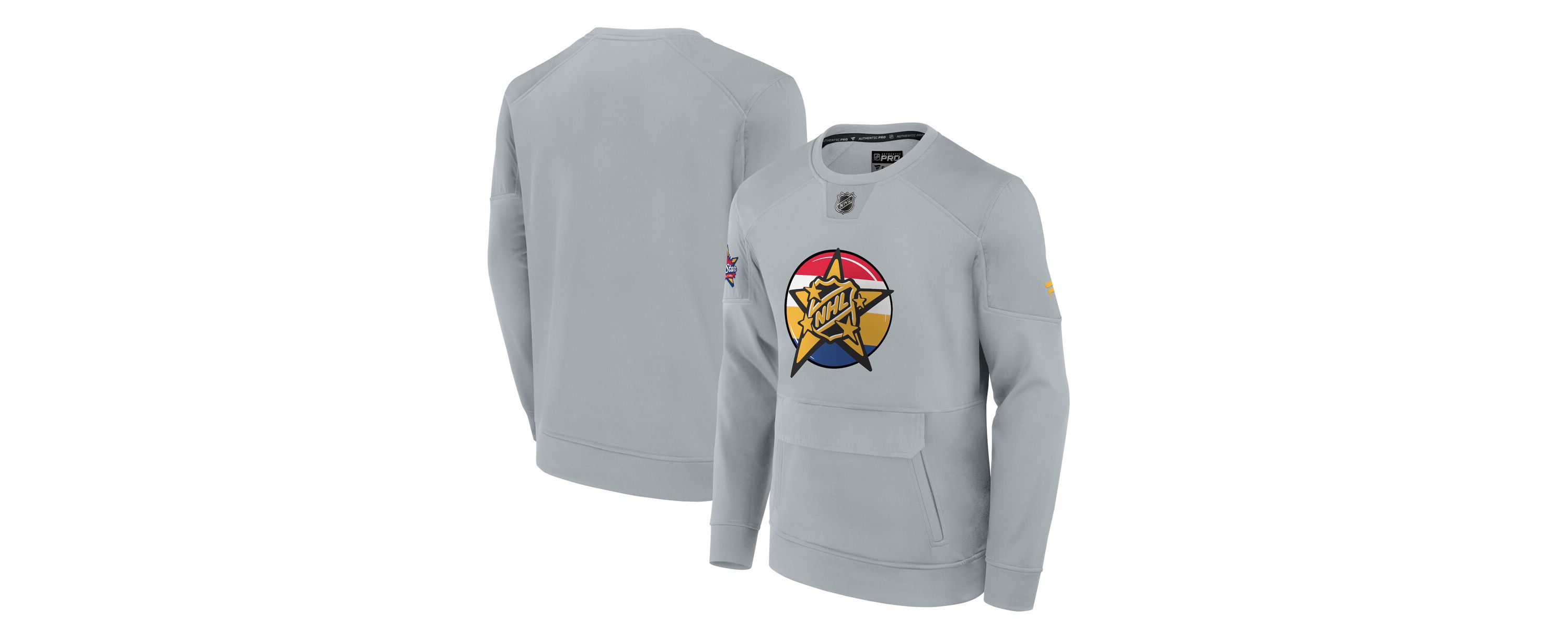 NHL Fanatics 2024 NHL All-Star Game Authentic Pro Tech Fleece Pullover Sweatshirt