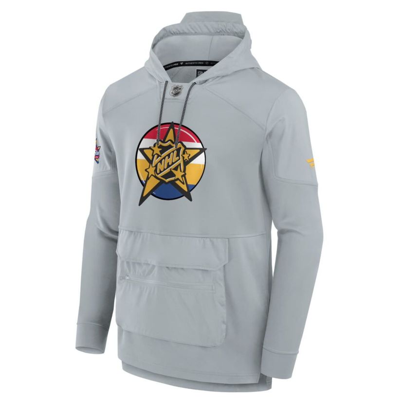 NHL Fanatics 2024 NHL All-Star Game Authentic Pro Tech Fleece Pullover Hoodie