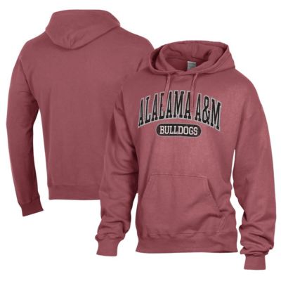 ComfortWash Men's NCAA Alabama A&M Bulldogs Lightweight Fleece Pullover Hoodie