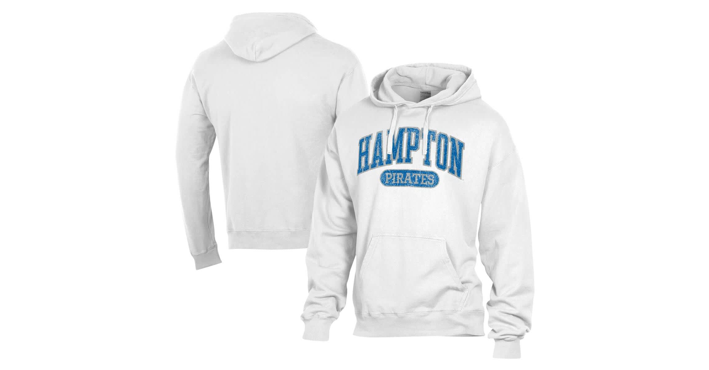 NCAA Hampton Pirates Lightweight Fleece Pullover Hoodie