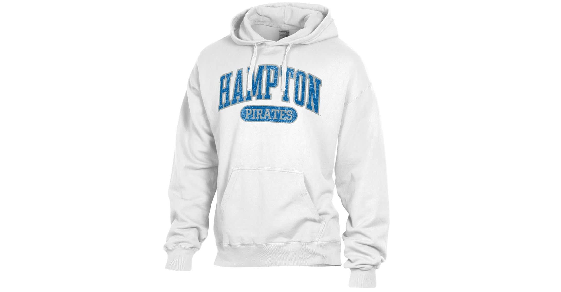 NCAA Hampton Pirates Lightweight Fleece Pullover Hoodie