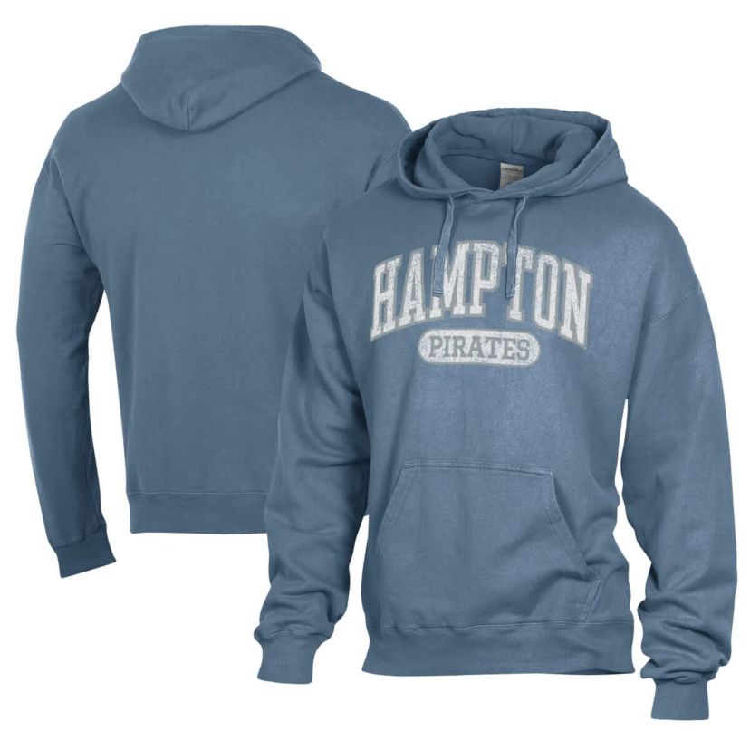 NCAA Hampton Pirates Lightweight Fleece Pullover Hoodie