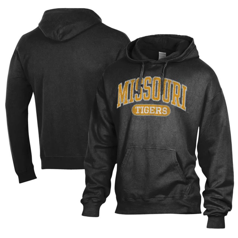 NCAA Missouri Tigers Lightweight Fleece Pullover Hoodie