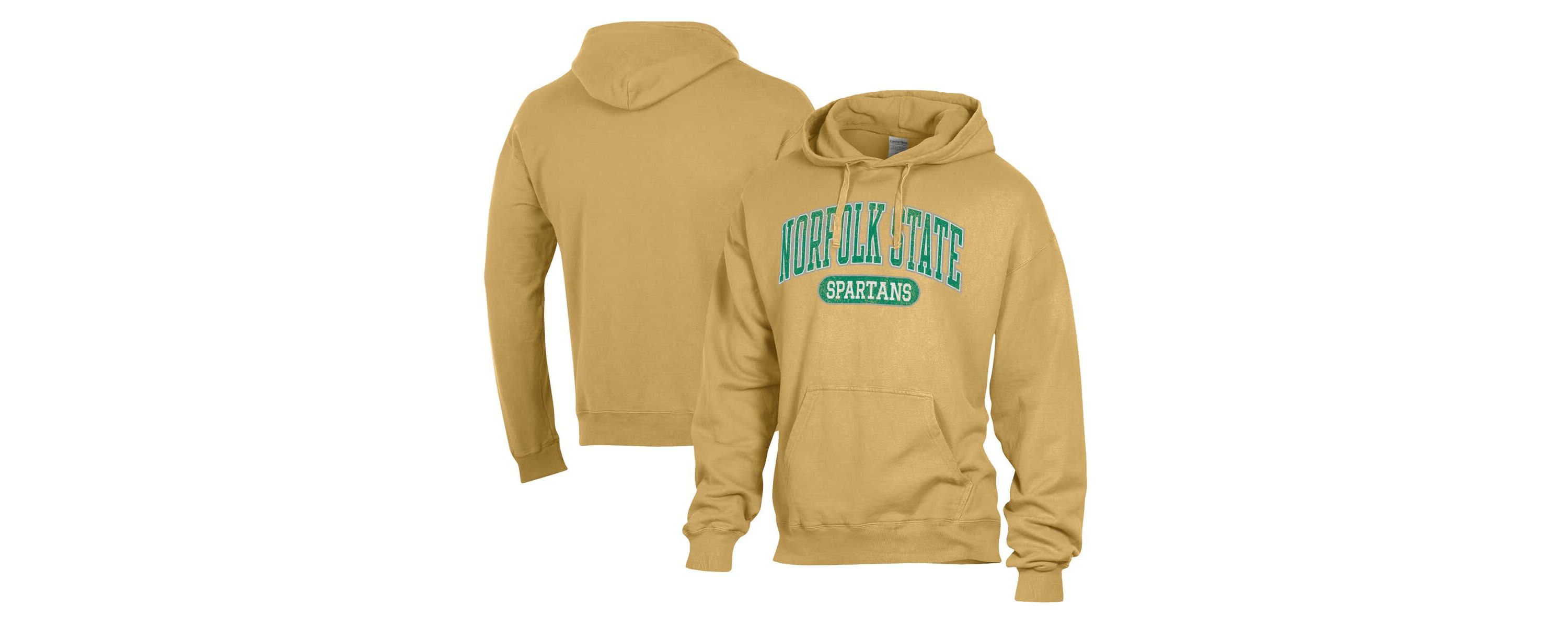 NCAA Norfolk State Spartans Lightweight Fleece Pullover Hoodie