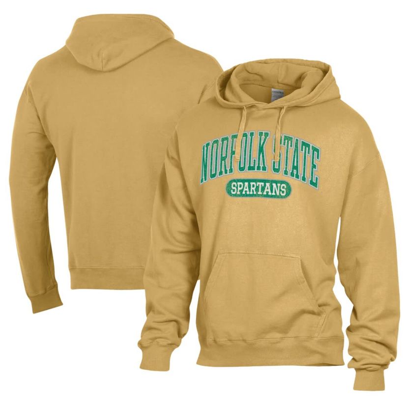 NCAA Norfolk State Spartans Lightweight Fleece Pullover Hoodie