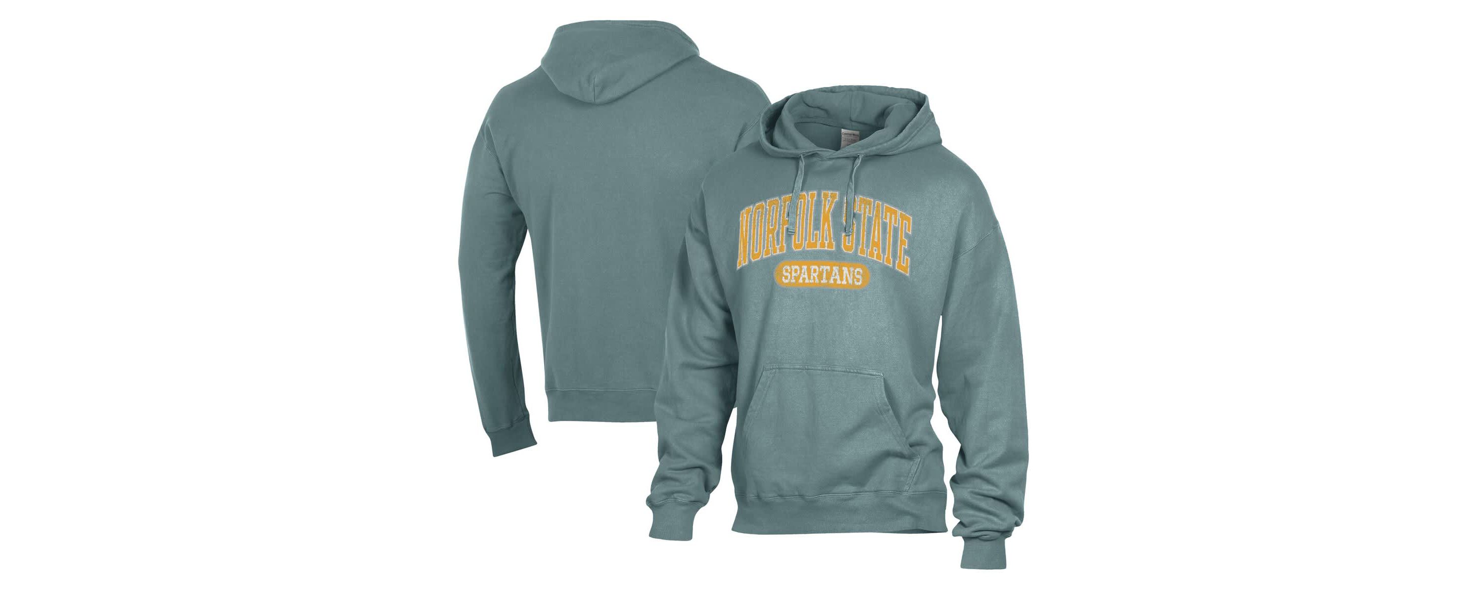 NCAA Norfolk State Spartans Lightweight Fleece Pullover Hoodie