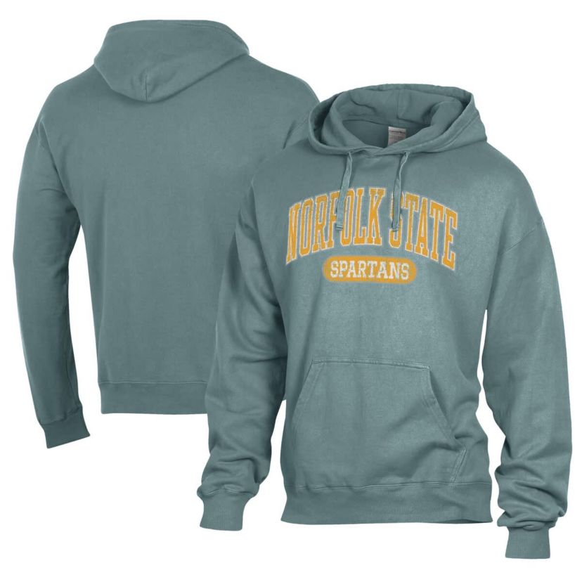 NCAA Norfolk State Spartans Lightweight Fleece Pullover Hoodie