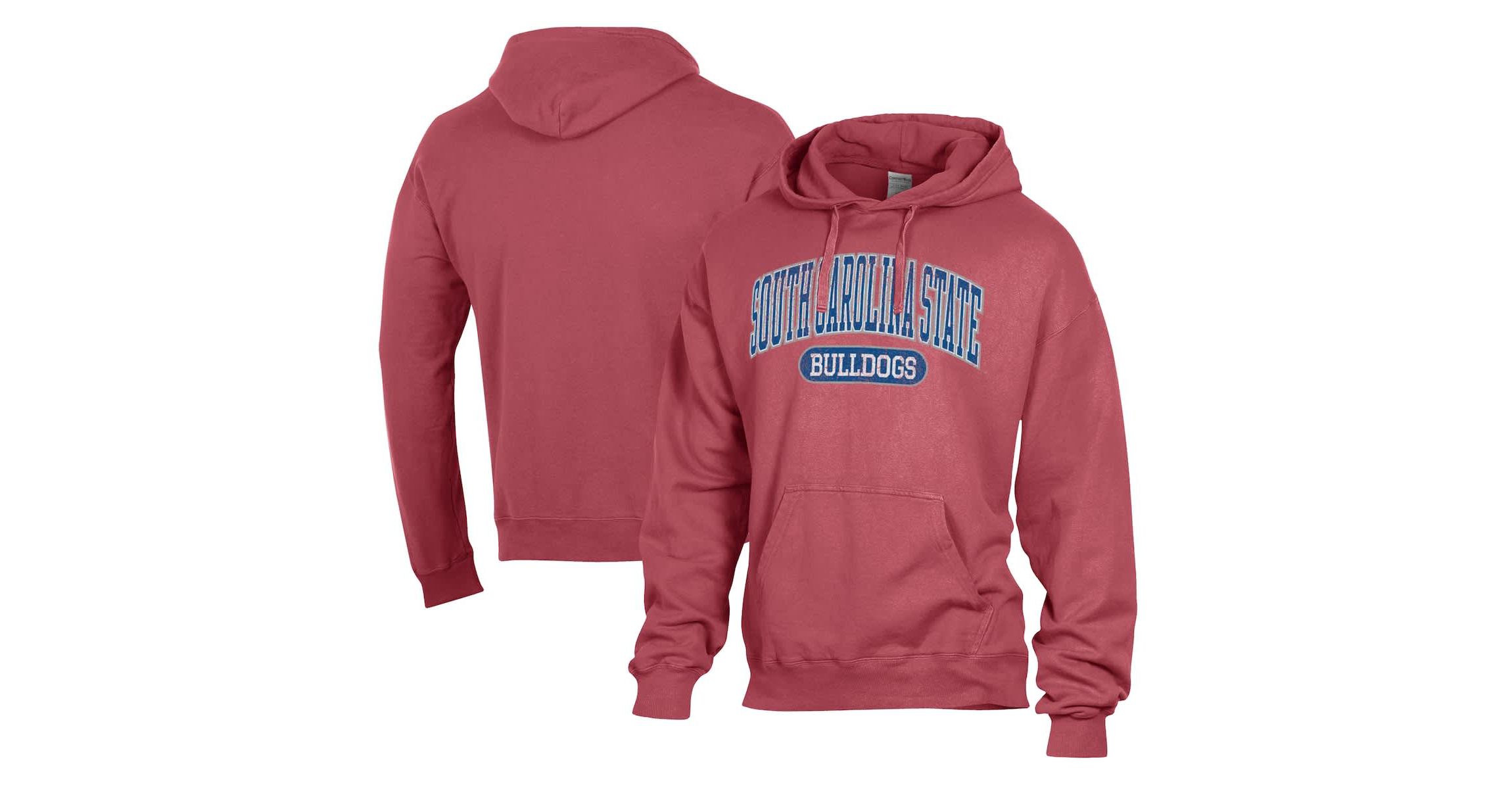 SC State Bulldogs NCAA South Carolina State Bulldogs Lightweight Fleece Pullover Hoodie
