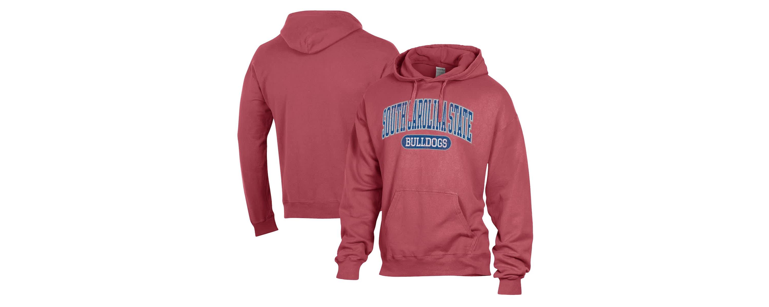 SC State Bulldogs NCAA South Carolina State Bulldogs Lightweight Fleece Pullover Hoodie