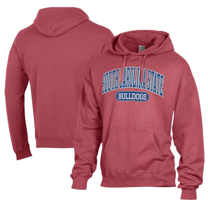 SC State Bulldogs NCAA South Carolina State Bulldogs Lightweight Fleece Pullover Hoodie
