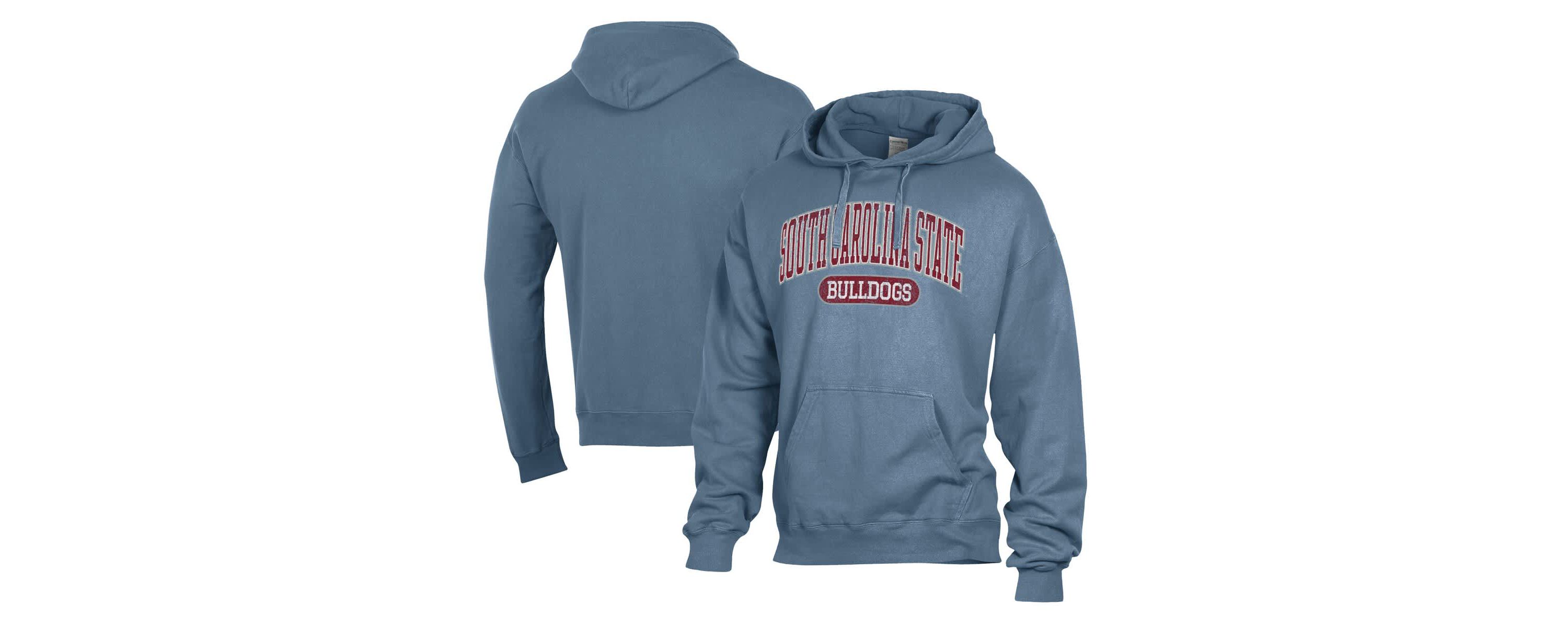 SC State Bulldogs NCAA South Carolina State Bulldogs Lightweight Fleece Pullover Hoodie