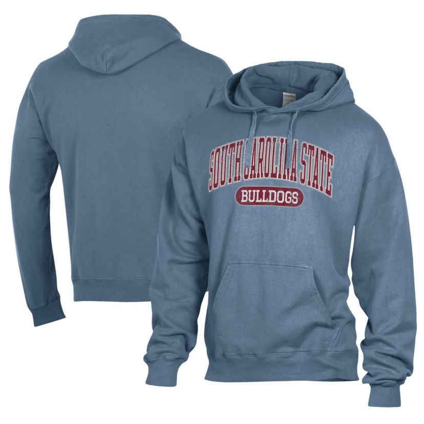 SC State Bulldogs NCAA South Carolina State Bulldogs Lightweight Fleece Pullover Hoodie