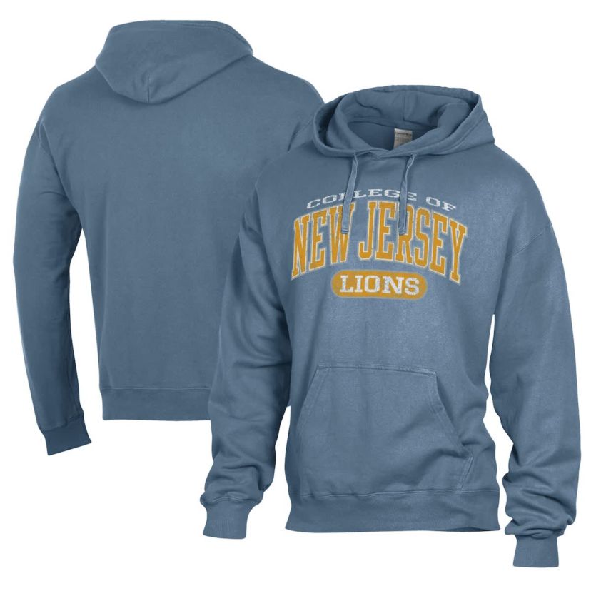 NCAA NCAA of New Jersey Lions Lightweight Fleece Pullover Hoodie