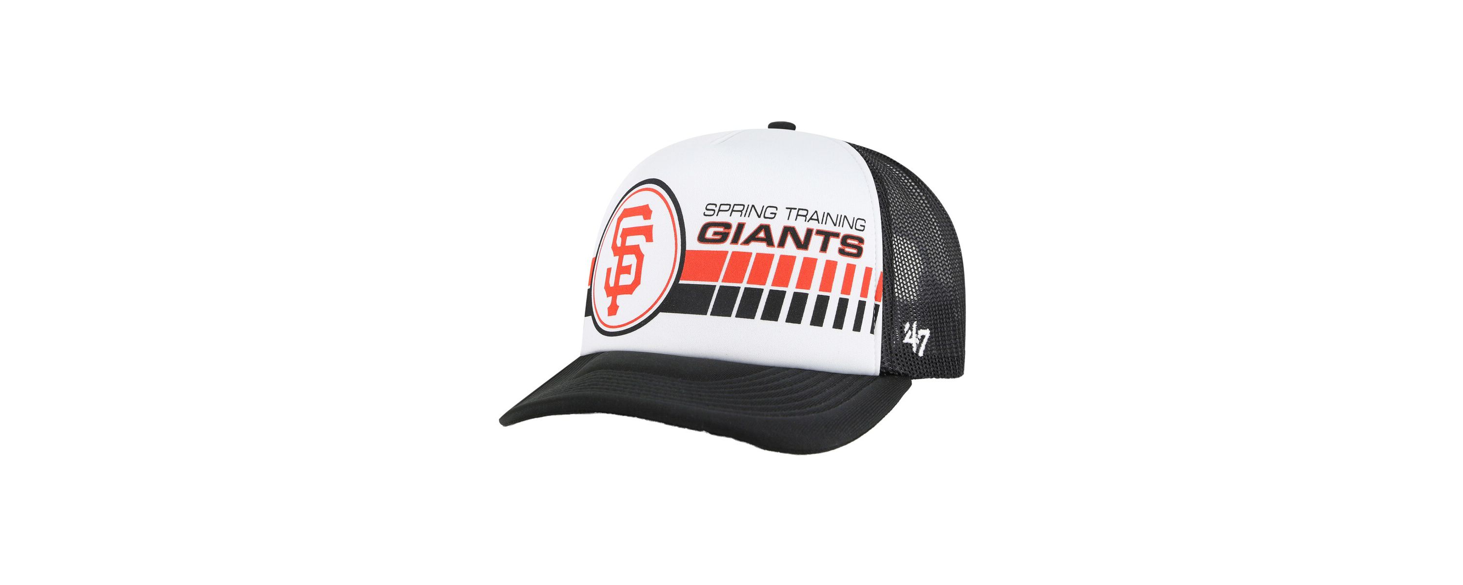 MLB White/Black San Francisco Giants 2024 Spring Training Foam Trucker Adjustable Hat