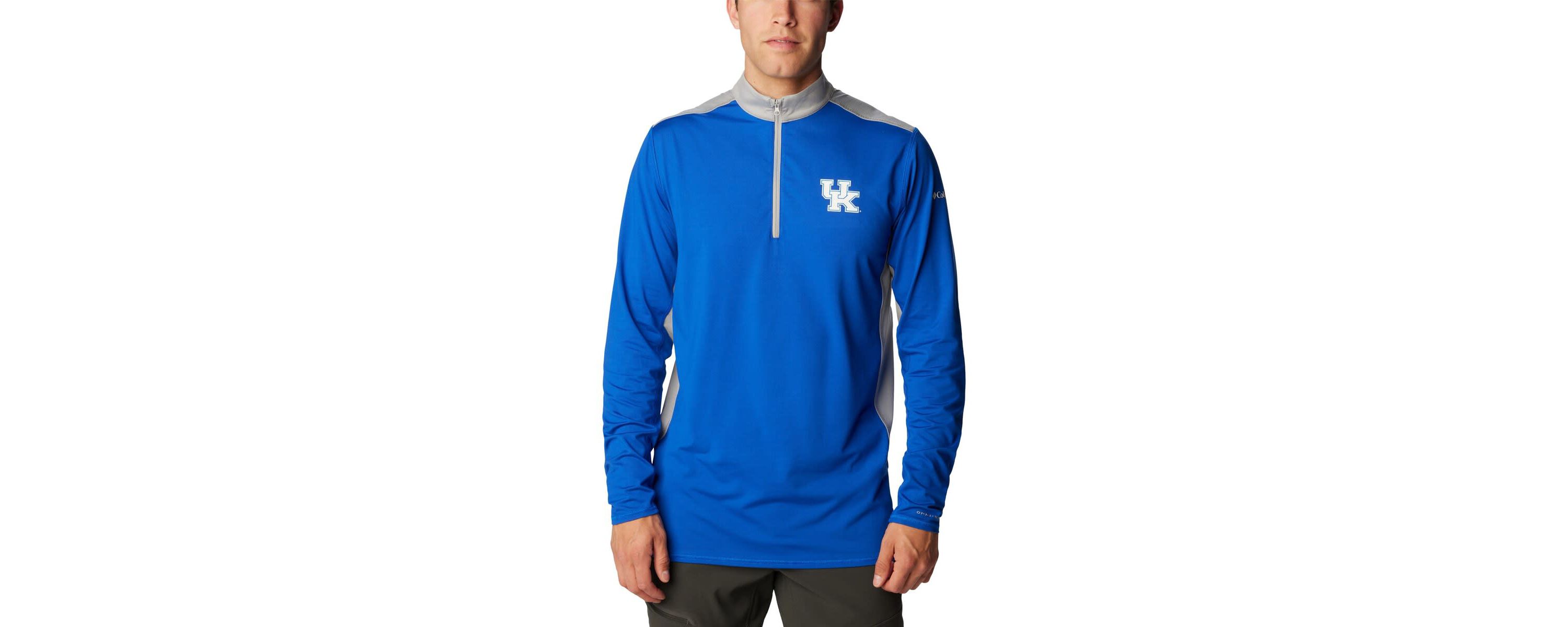 NCAA Kentucky Wildcats Tech Trail™ Omni-Shade Quarter-Zip Top