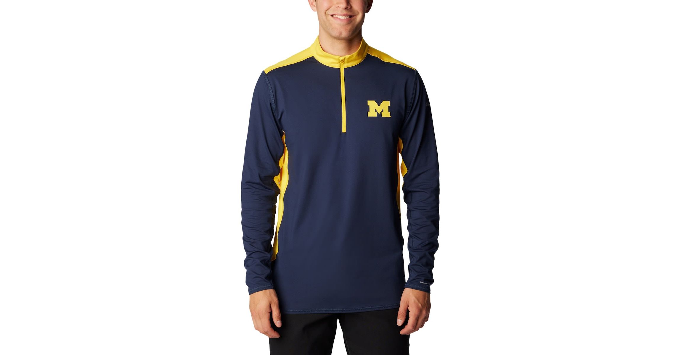 NCAA Michigan Wolverines Tech Trail™ Omni-Shade Quarter-Zip Top