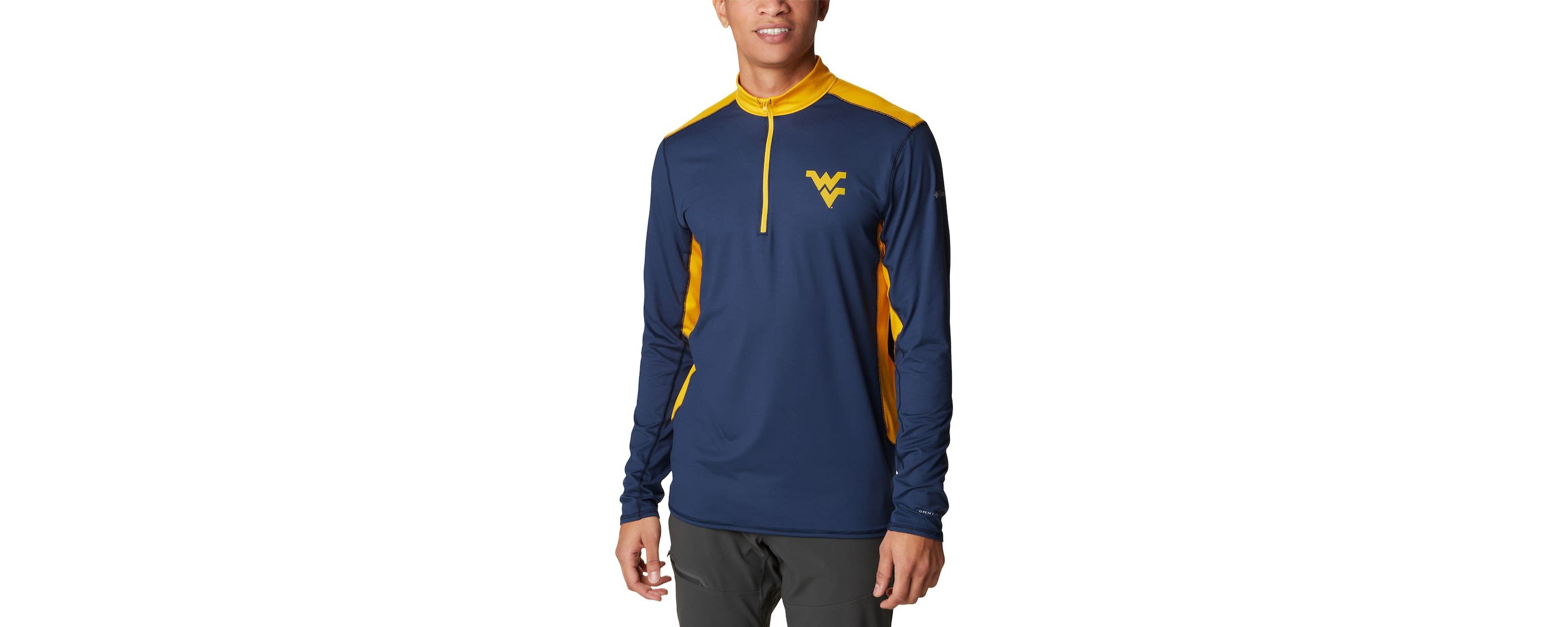 NCAA West Virginia Mountaineers Tech Trail™ Omni-Shade Quarter-Zip Top