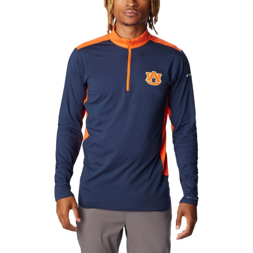 NCAA Auburn Tigers Tech Trail™ Omni-Shade Quarter-Zip Top