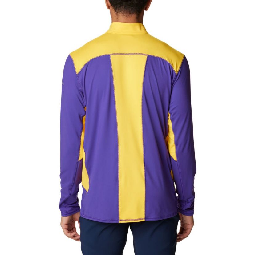 NCAA LSU Tigers Tech Trail™ Omni-Shade Quarter-Zip Top