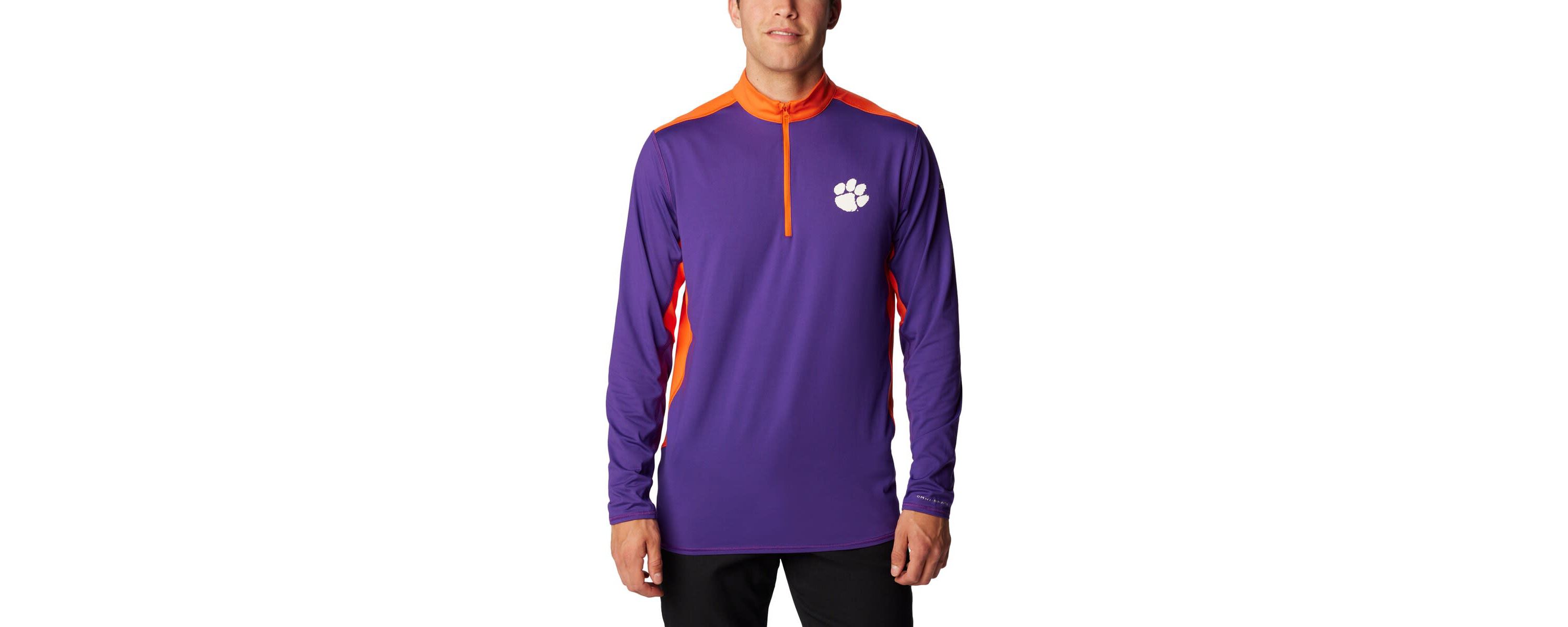 NCAA Clemson Tigers Tech Trail™ Omni-Shade Quarter-Zip Top