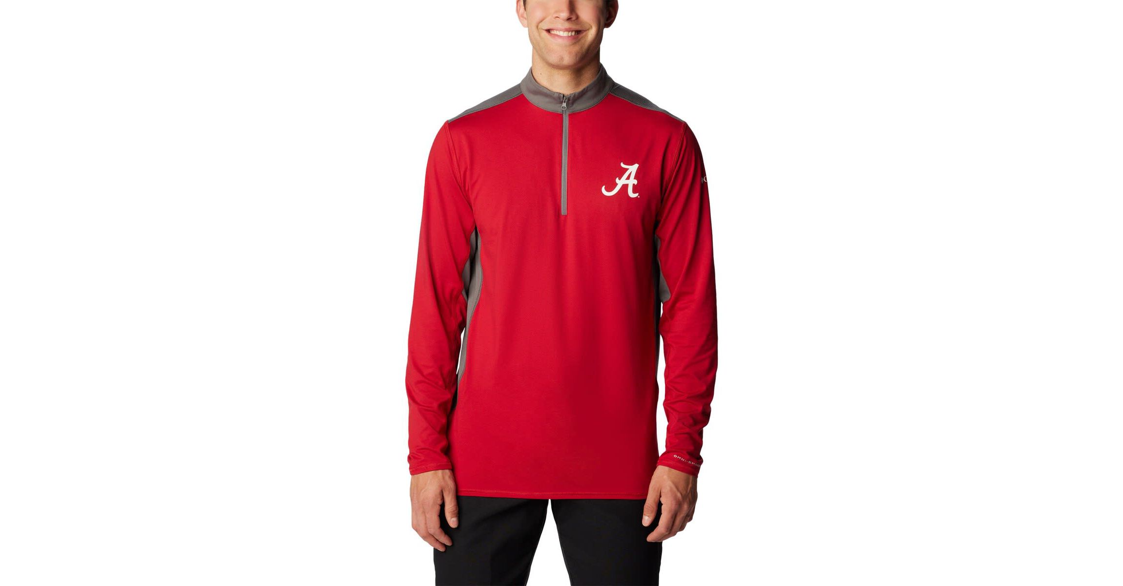 Alabama Crimson Tide NCAA Alabama Tide Tech Trail™ Omni-Shade Quarter-Zip Top