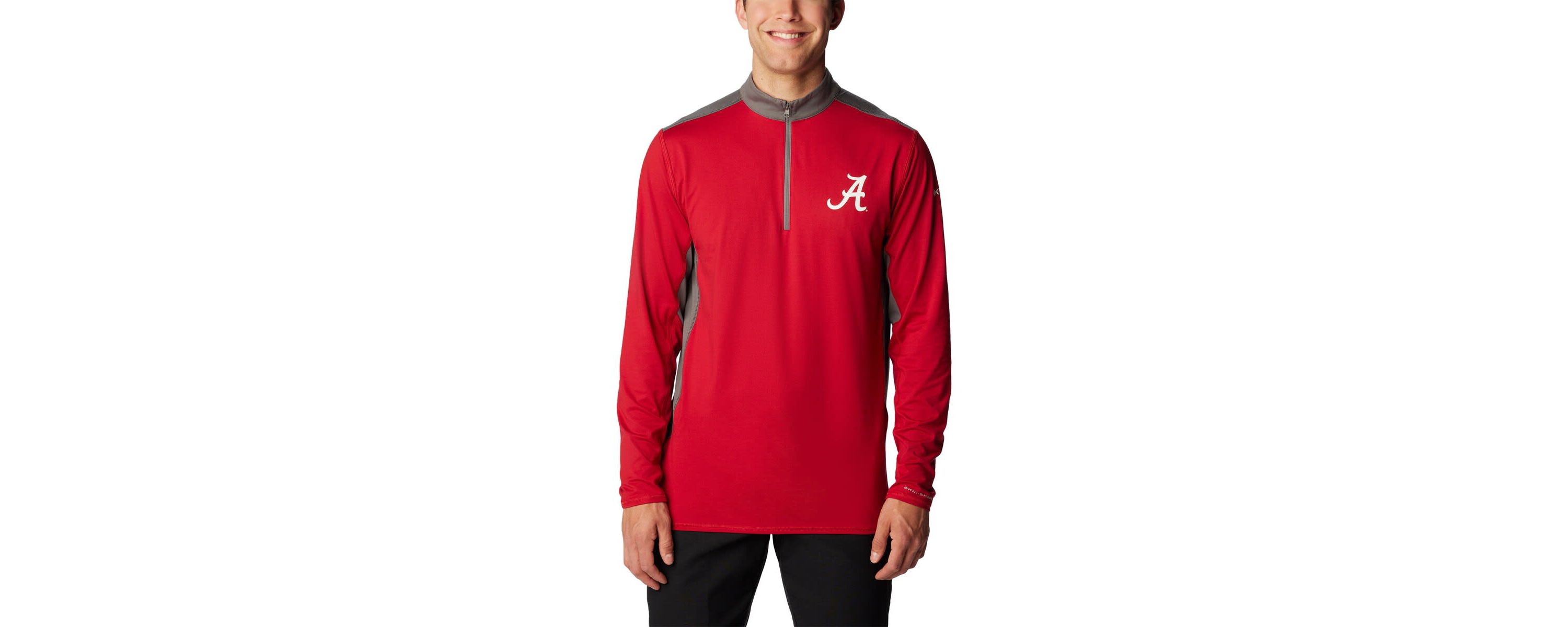 Alabama Crimson Tide NCAA Alabama Tide Tech Trail™ Omni-Shade Quarter-Zip Top