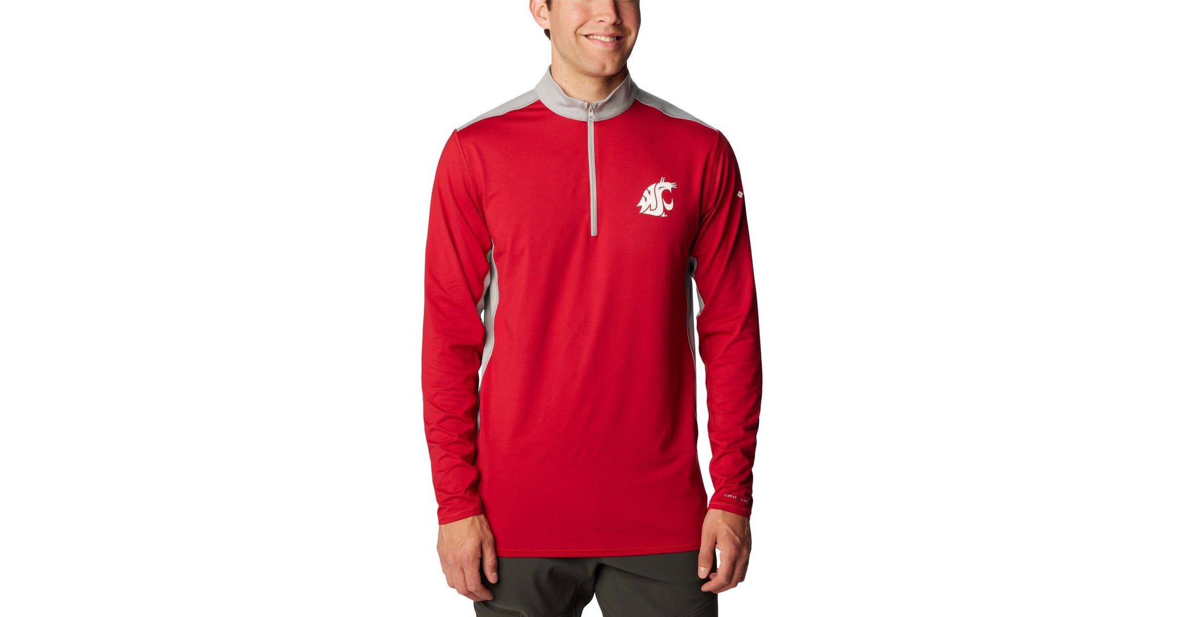 NCAA Washington State Cougars Tech Trail™ Omni-Shade Quarter-Zip Top