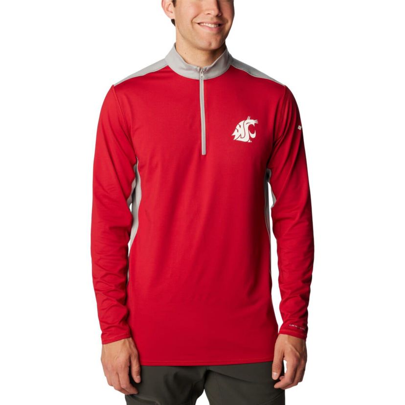 NCAA Washington State Cougars Tech Trail™ Omni-Shade Quarter-Zip Top