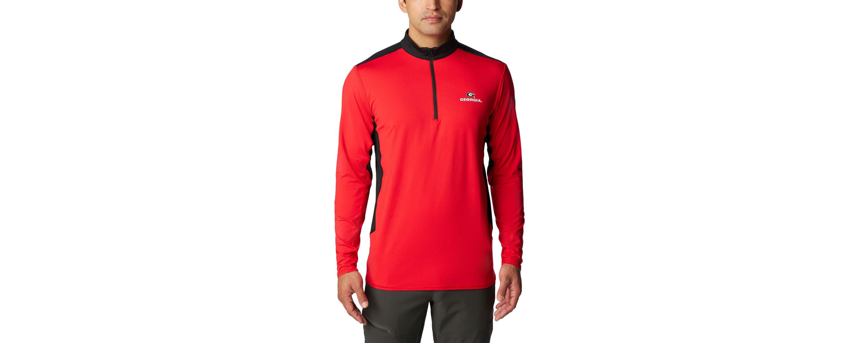 NCAA Georgia Bulldogs Tech Trail�� Omni-Shade Quarter-Zip Top