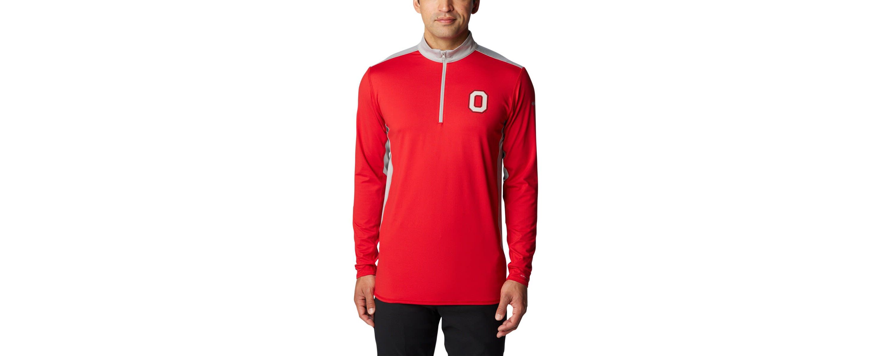 NCAA Ohio State Buckeyes Tech Trail™ Omni-Shade Quarter-Zip Top