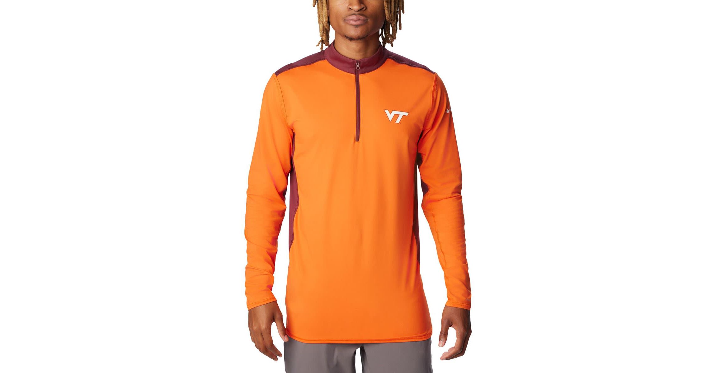 NCAA Virginia Tech Hokies Tech Trail™ Omni-Shade Quarter-Zip Top