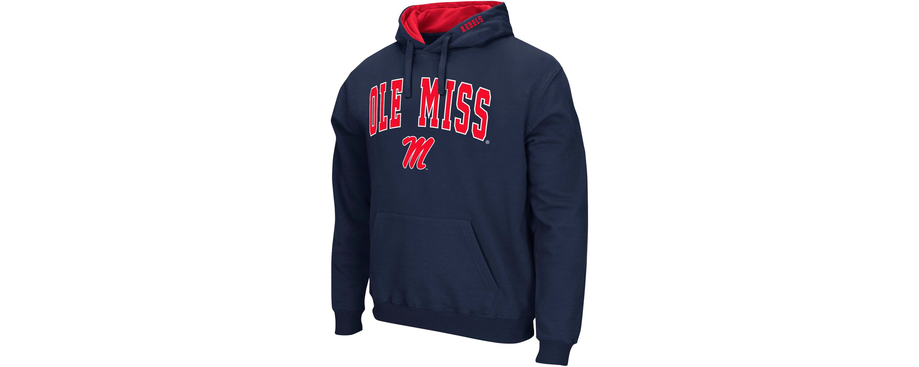 NCAA Ole Miss Rebels Arch & Logo 3.0 Pullover Hoodie
