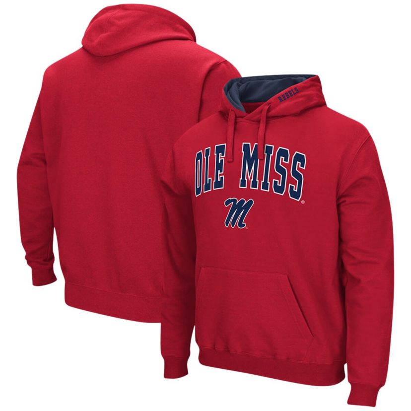 NCAA Ole Miss Rebels Arch & Logo 3.0 Pullover Hoodie