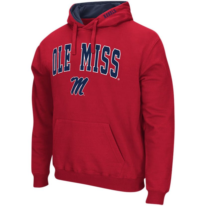 NCAA Ole Miss Rebels Arch & Logo 3.0 Pullover Hoodie