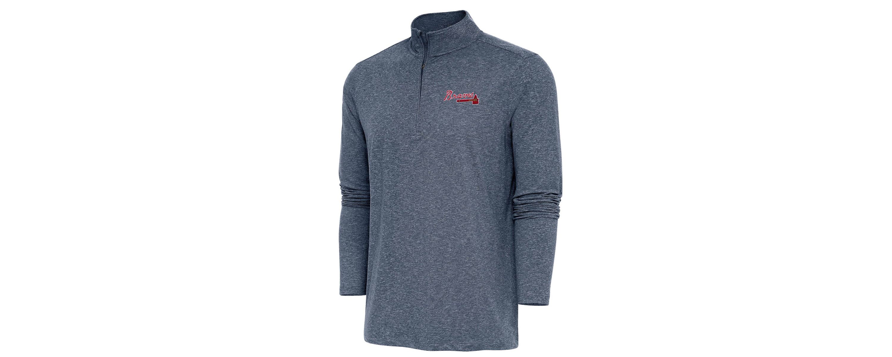 MLB Atlanta Braves Hunk Quarter-Zip Pullover Top