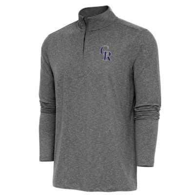 Antigua Men's MLB Colorado Rockies Hunk Quarter-Zip Pullover Top
