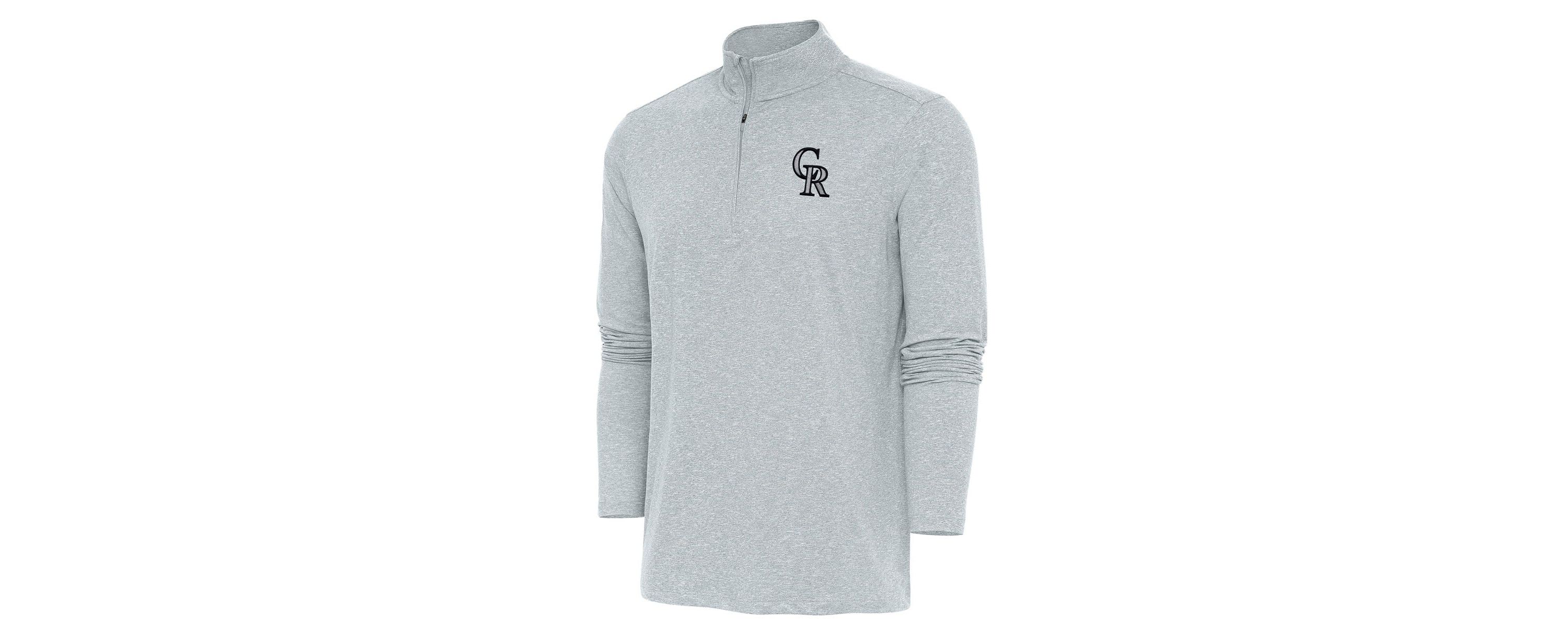 MLB Colorado Rockies Hunk Quarter-Zip Pullover Top