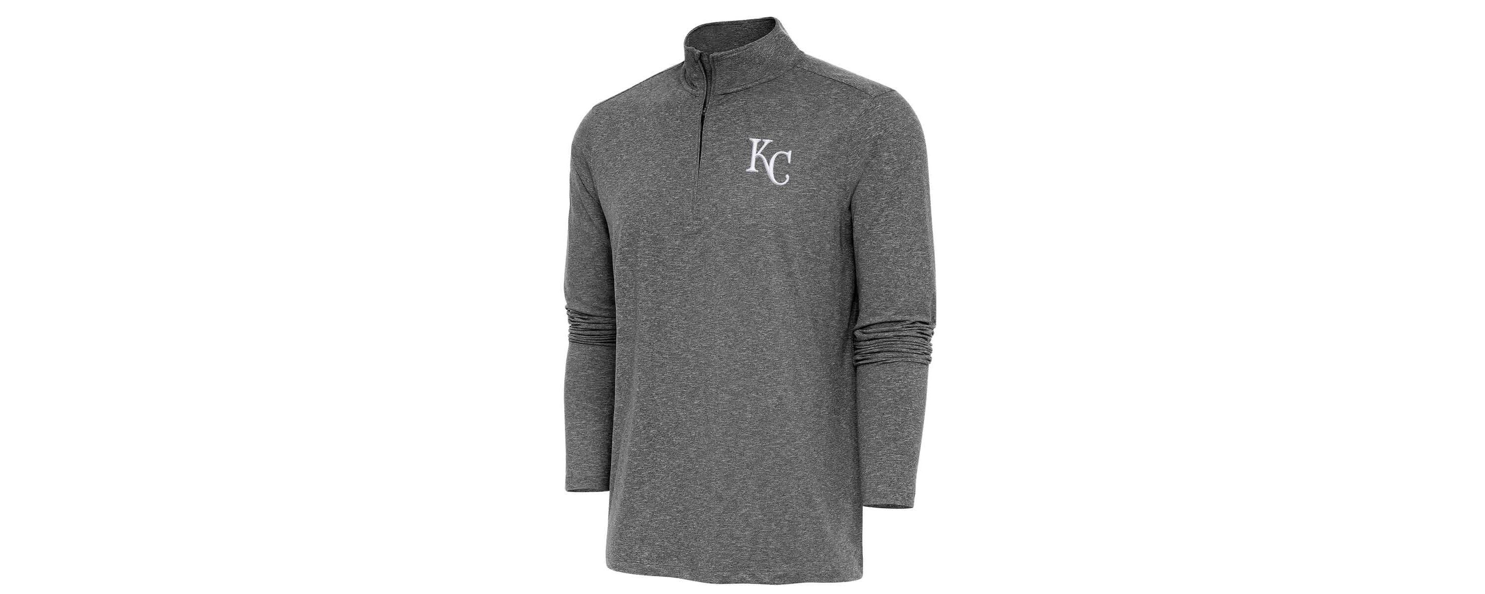 MLB Kansas City Royals Hunk Quarter-Zip Pullover Top
