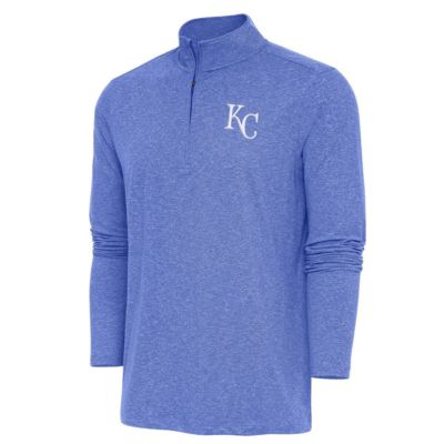 Antigua Men's MLB Kansas City Royals Hunk Quarter-Zip Pullover Top, 3XL