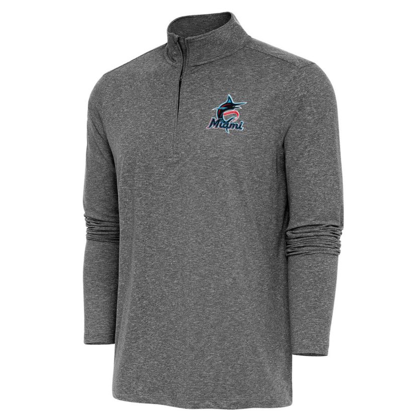 MLB Miami Marlins Hunk Quarter-Zip Pullover Top