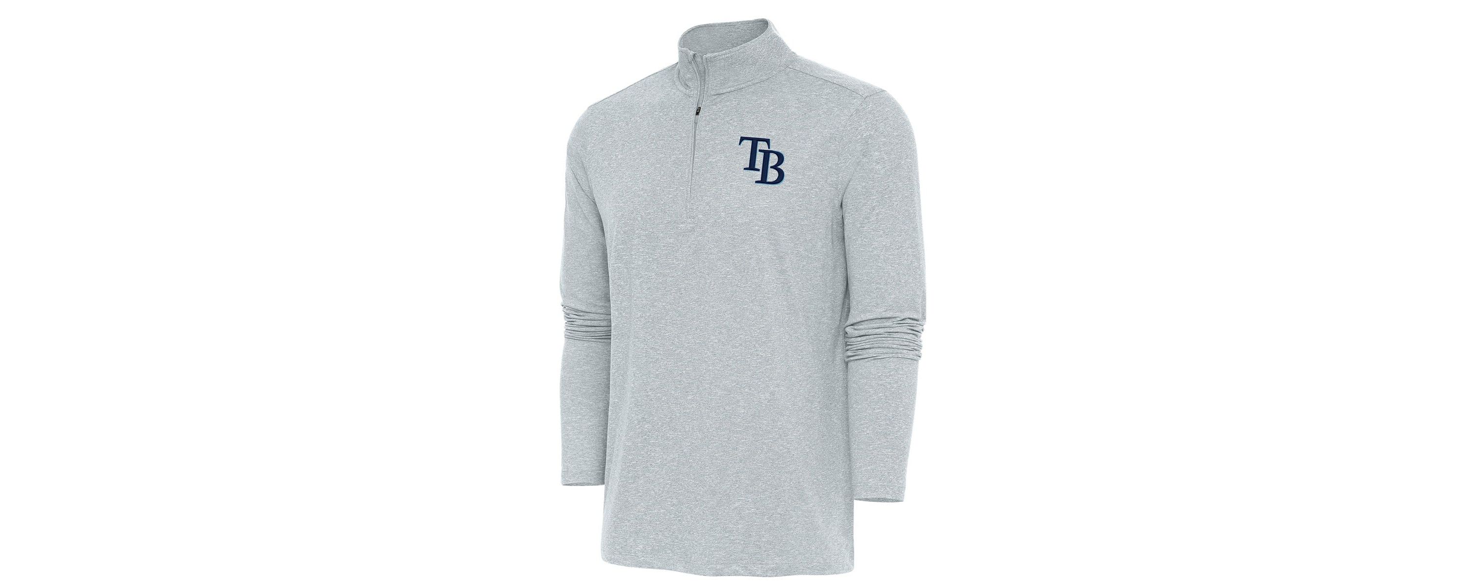 MLB Tampa Bay Rays Hunk Quarter-Zip Pullover Top