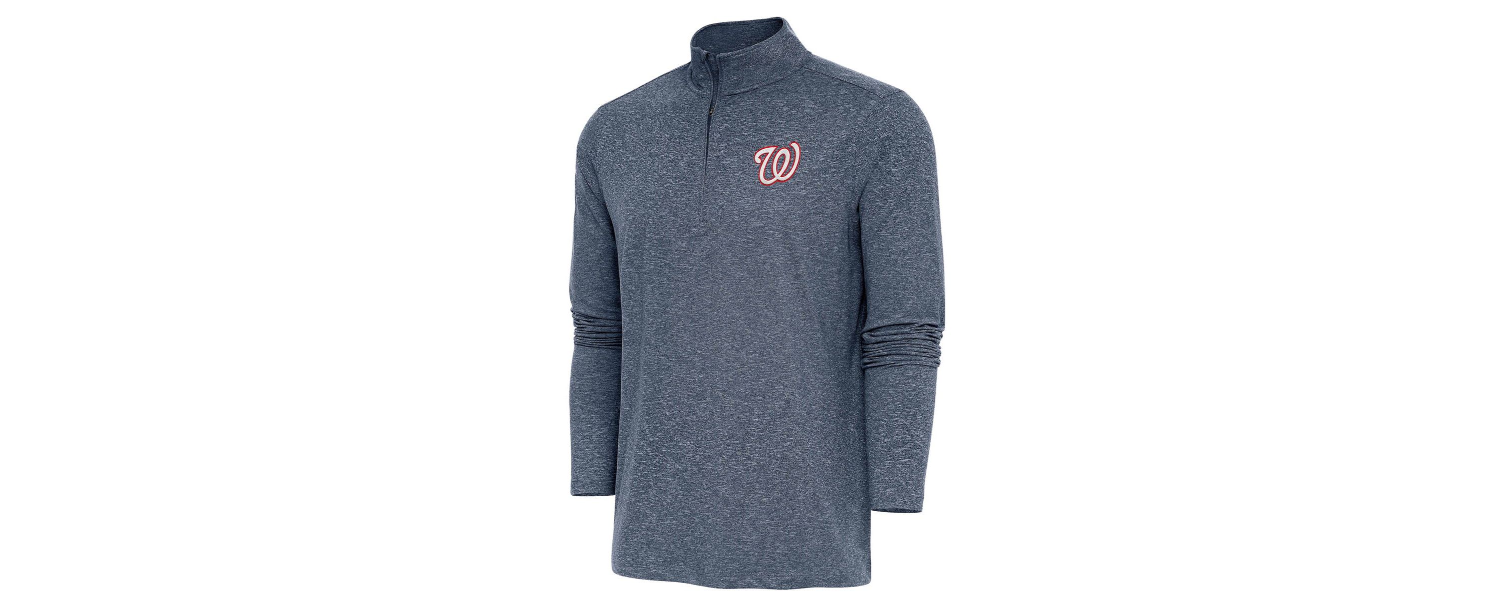 MLB Washington Nationals Hunk Quarter-Zip Pullover Top