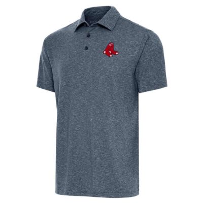 Antigua Men's Boston Red Sox MLB Boston Sox Par Polo, Navy Blue, Small