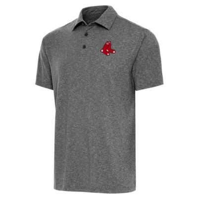 Antigua Men's Boston Red Sox MLB Boston Sox Par Polo, Black, 2XL