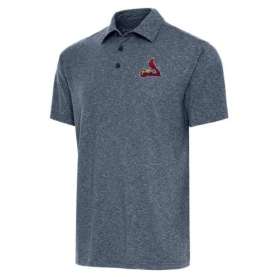 Antigua Men's MLB St. Louis Cardinals Par Polo, Navy Blue, XL