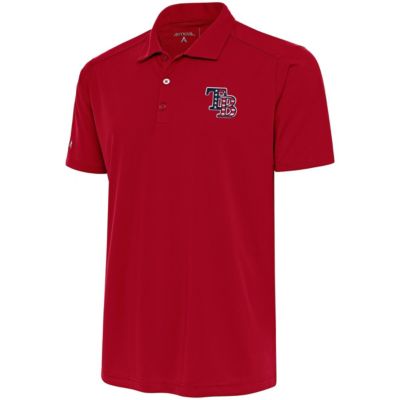 Antigua Men's MLB Tampa Bay Rays Patriotic Tribute Polo, Red, 4XL