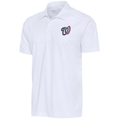 Antigua Men's MLB Washington Nationals Patriotic Tribute Polo